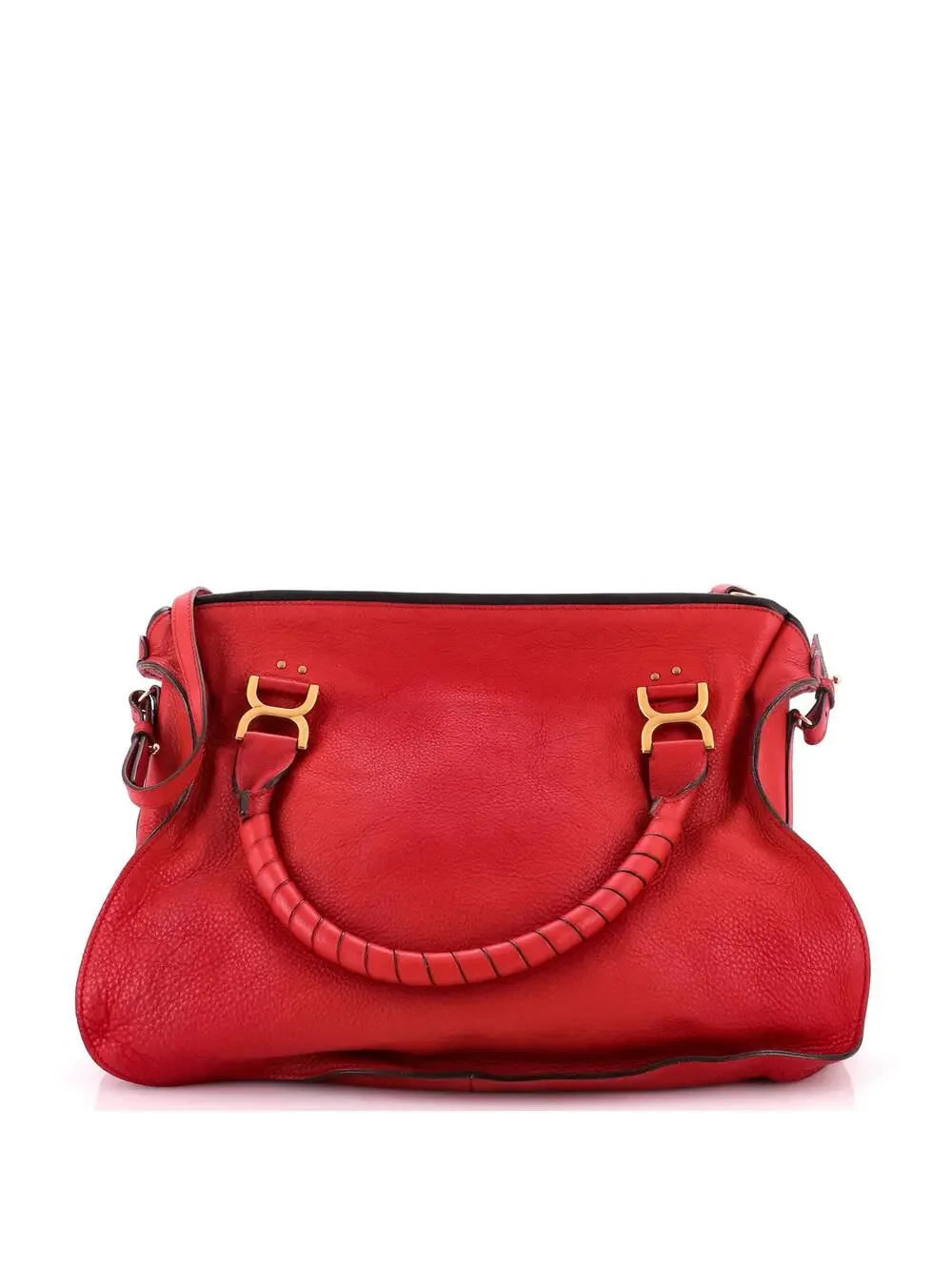 Chloe Marcie Braided Satchel Leather #331325C89B